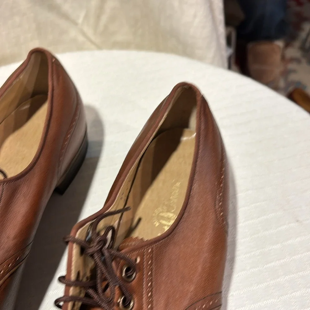 Vintage Miller Barefoot Made In USA Shoe Men's Dress Shoes 10 B/ Brown Pre-Owned